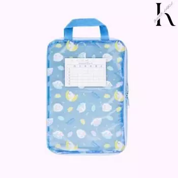 Чехол для файлов Sanrio с ручкой на молнии, Skater, натуральная Cinnamoroll Kuromi, папка для хранения файлов с несколькими дневниками и расписаниями