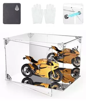 Чехол для фигурки COOLTAKU, акриловое основание с защитой от ультрафиолета, зеркало сзади, магнитная передняя дверь, коллекционный чехол, более прочный тип сборки, акриловый дисплей