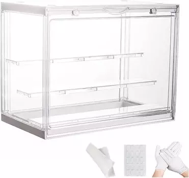 Чехол для фигурок Чехол для коллекции Съемный разделитель Акриловый чехол для коллекции Модель витрины Шкаф Пылезащитный дисплейный ящик Витрина Витрина Рама для витрины