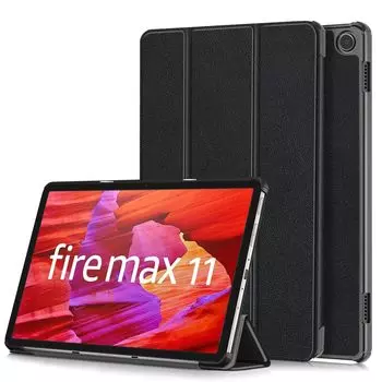 Чехол для Fire Max 11 с магнитным замком, полная защита, амортизация, ударопрочный, тонкий, легкий, устойчивый к царапинам, с функцией подставки, хороший чёрный