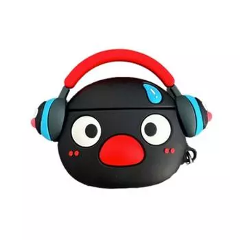 Чехол для Freebuds6i Pingu SE2 Второе поколение 5i Третье поколение Freebudspro3 Чехол для Bluetooth-наушников Freeclip Четвертое поколение Pro2 Силиконовый 4e AirPods 1/2 Generation [pingu penguin] + Hook