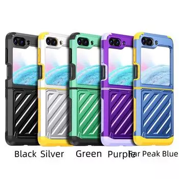 Чехол для гальванической брони: Защитный чехол от падения для Samsung Z Flip6 Z Flip 4
