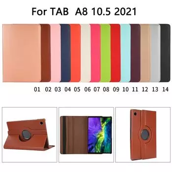Чехол для Galaxy Tab A8 2021 SM-X200 SM-X205, вращающаяся на 360 градусов подставка, чехол для планшета Galaxy Tab A8 10,5 дюймов