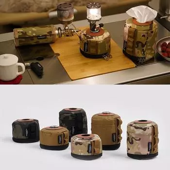 Чехол для газового баллона для пикников, защитный чехол для газового баллона, чехол для газового баллона с пропаном, защитный чехол для топливных баков S чёрный