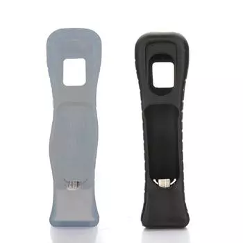 Чехол для геймпада Удобная ручка Простая установка Противоскользящий силикагель Игровая консоль Правый защитный чехол для геймпада для пульта дистанционного управления Wii белый