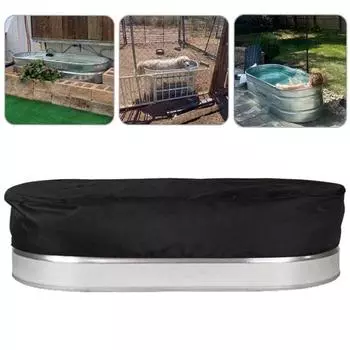 Чехол для гидромассажной ванны Прочный шнурок Устойчивый к ультрафиолетовому излучению Многоразовый Водонепроницаемый пыленепроницаемый ткань Оксфорд Открытый овальный запасной бак S