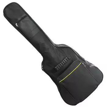 Чехол для гитары Socpuro Высота 106 см Ширина 41 см Чехол для электрогитары Чехол для электроакустической гитары с подушкой Ударопрочный водоотталкивающий Оксфорд чёрный