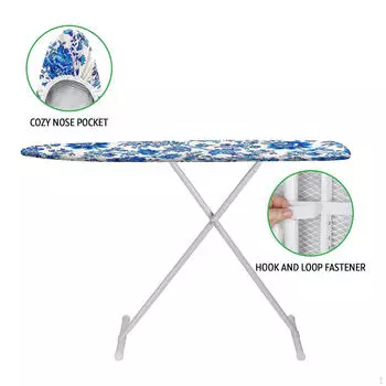 Чехол для гладильной доски Аксессуары для утюгов Жаростойкий гладильный стол с мягкой подкладкой