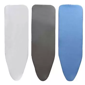 Чехол для гладильной доски премиум-класса с повышенным комфортом и долговечностью серебряный