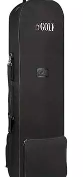 Чехол для гольф-клуба, рюкзак, чехол для гольфа, дорожный чехол с роликами и съемным плечевым ремнем, идеально подходит для активного отдыха и занятий спортом, черный чехол для гольфа, дорожный чехол
