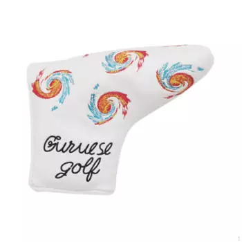 Чехол для гольф-клюшки, удобная подкладка, аксессуары для головки паттера белый