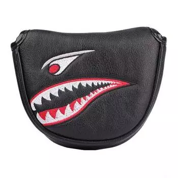 Чехол для гольф-паттера Пылезащитный Бархатная подкладка Износостойкий Изысканный узор Водонепроницаемый Искусственная кожа Чехол на головку гольф-клуба Гольф A