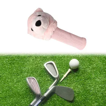 Чехол для гольфа Bear, защитные аксессуары для клюшек, забавный подарочный плюшевый чехол для головы FW 30cmx16cmx6cm