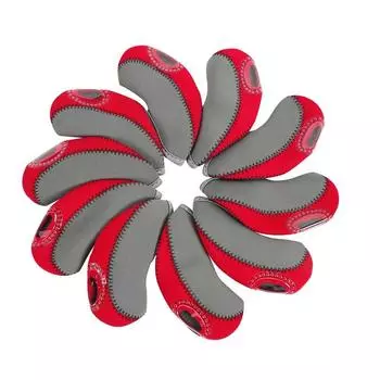 Чехол для гольфа Чехлы для утюга Комплект защитных чехлов Чехол для гольфа Чехол для гольфа Чехол для гольфа Чехол для гольфа Чехол для гольфа красный