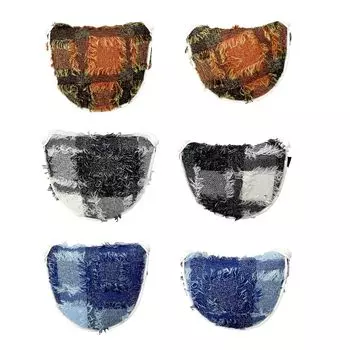 Чехол для гольфа Чехол для паттера Чехол для молотка Малый чехол для паттера Odyssey 2 Ball TaylorMade Spider Совместимый чехол для гольфа Ткань x Белый для (черный