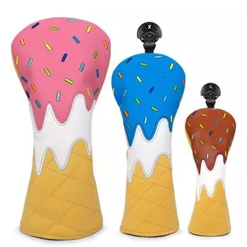 Чехол для гольфа Driver Cover Fairway Hybrid Golf Club Set Headcover Wood, Utility, (3шт / набор)