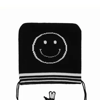 Чехол для гольфа Iron, чехол для клюшки, чехол для головки Iron, чехол для головки Iron, чехол для вязания Iron Hood x (Улыбка черная)