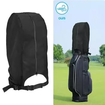 Чехол для гольфа с защитой от дождя и застежкой-молнией, водонепроницаемый, износостойкий, простой в уходе, универсальный размер, сумка для гольфа