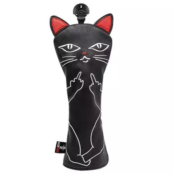 Чехол для головки клюшки для гольфа Чехол для гольфа из дерева Cool Cat Чехол для головки клюшки для гольфа Чехол для гольфа из дерева Aliennana Cute Cat Чехол для драйвера Fairway Wood Utility Fairway Wood
