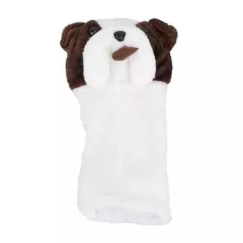 Чехол для головы клюшки с изображением очаровательной мультяшной собаки, моющийся, плюшевый, утолщенный, ударопрочный, защитный, для клюшек