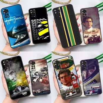 Чехол для гонок Ayrton Senna F1 для Xiaomi Redmi Note 10 11 Pro 8 9 12 Pro 11S 10S 9S Redmi 9 10 12C 9C 10C задняя крышка Redmi Note 8 Pro