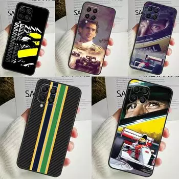 Чехол для гонок Ayrton Senna F1 для Samsung Galaxy M15 M55 M13 M33 M53 M21 M31 M51 M30s M20 M14 M34 M54 M12 M32 M52 Samsung M32 4G