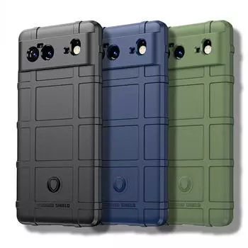 Чехол для Google Pixel 6 Чехол для Google Pixel 6 Мягкий противоударный защитный силиконовый бампер из ТПУ для Google Pixel 7A 6A 5A 5 6 7 8 Pro For Pixel 6 чёрный