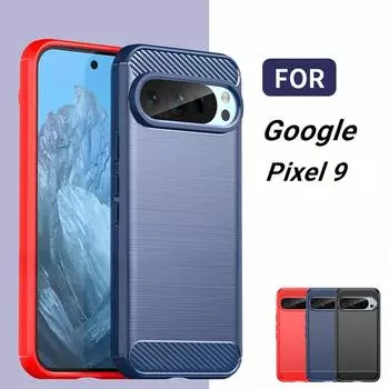 Чехол для Google Pixel 9 Чехол-бампер для Google Pixel 9 Противоударный матовый защитный чехол для задней панели телефона из ТПУ для Google Pixel 9 Pixel 9 чёрный