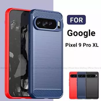 Чехол для Google Pixel 9 Pro XL Чехол для Google Pixel 9 Pro XL Противоударный силиконовый матовый чехол для телефона TPU для Google Pixel 9 Pro XL Pixel 9 Pro XL чёрный