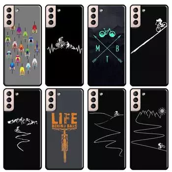Чехол для горного велосипеда MTB для Samsung Galaxy S20 FE S8 S9 S10 Plus Note 10 Note 20 Ultra S21 Ultra Phone Case Galaxy S8