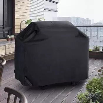 Чехол для гриля-барбекю, водонепроницаемый прочный чехол для гриля для серии Spirit 300 Dyna-Glo Nexgrill Char Broil чёрный