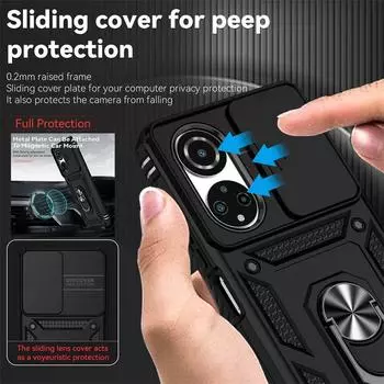 Чехол для Honer X7, автомобильный магнитный держатель с кольцом, чехлы для телефонов Honor X7 X 7 2022 CMA-LX2 6,74 дюйма, защитная задняя крышка для камеры For Honor X7 розового золота