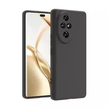 Чехол для Honor 200 Pro, матовая мягкая силиконовая задняя крышка, чехол для телефона Honor 200 Pro Honor200 Pro 5G For Honor 200 чёрный