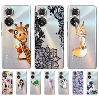 Чехол для Honor 50, силиконовый чехол для Honor 50 Pro, задняя крышка для телефона Huawei nova 9 Pro, мягкий чехол nova9 Honor50 50Pro, бампер из ТПУ For Honor 50