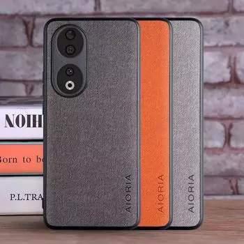 Чехол для Honor 90 70 50 20 10 Pro Lite, роскошный текстильный кожаный чехол из мягкого ТПУ для телефона, чехол для huawei Honor 90, чехол Honor 90 красный