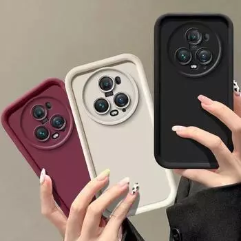 Чехол для Honor Magic6 Pro Чехол для телефона Honor Magic 6 BVL-N49 Чехол для телефона Magic6 Pro Силиконовый мягкий чехол-бампер из ТПУ Черный чехол Honor Magic6 Pro