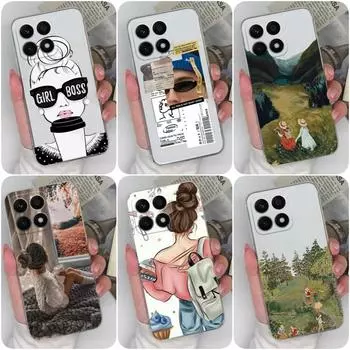 Чехол для Honor X8a X7a 20S 30S 50 Pro 8A Pro 9S 9X Pro Magic5 Pro, модный защитный чехол для мальчиков и девочек, прозрачный мягкий силиконовый чехол из ТПУ для чести, бампер Honor 10i