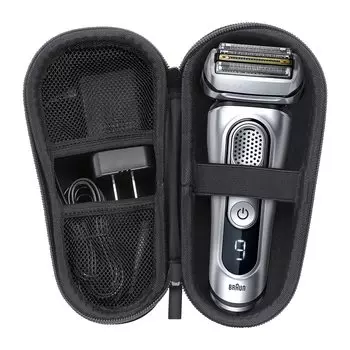 Чехол для хранения бритвы WWW, коричневый, совместимый с серией Travel, портативный, многофункциональный, защитный, для деловых поездок и вылазок, мужской, 3s/5s/7s/9s,