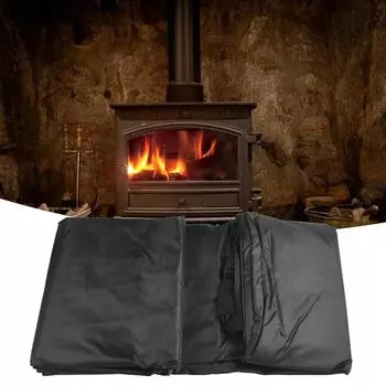 Чехол для хранения дров на открытом воздухе, всепогодный, облегающий, с полиуретановым покрытием для полной защиты, черный S