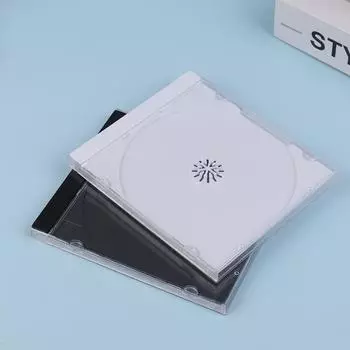 Чехол для хранения компакт-дисков, прозрачная подставка, акриловые держатели для инструментов для хранения компакт-дисков и DVD белый