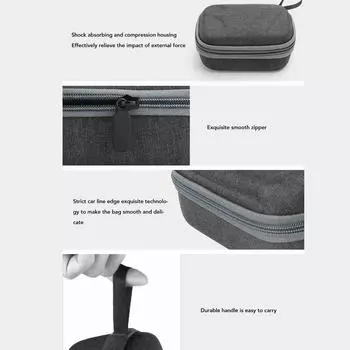 Чехол для хранения микрофона Antifall Travel Cable Bag Wearproof Portable Storage Carry Case For DJI Mic