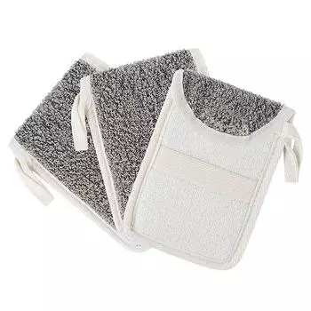 Чехол для хранения мыла, отшелушивающий мешок для мыла, скребок для тела, отшелушивающий держатель для губки, подвесные веревочные мешки для ванны или душа 1PCS