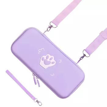 Чехол для хранения Nintendo Switch HIGHAWK, защитный чехол на плечо, водонепроницаемый, кошачья лапка, милый, пылезащитный, ударопрочный, для хранения карт Nintendo Switch