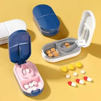 Чехол для хранения планшета с гладкими краями для пожилых людей, удобный для переноски органайзер для таблеток, коробка с резаком, разделитель для планшета, полезный, экономит место