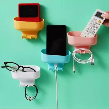 Чехол для хранения пульта дистанционного управления из полипропилена без перфорированной стойки для хранения Настенный ящик для хранения Пульт дистанционного управления
