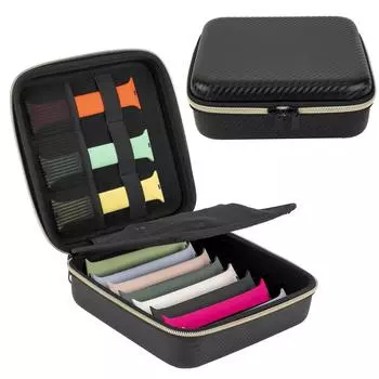 Чехол для хранения ремешков для часов, вмещает 38 ремешков для часов, подходящих для большинства размеров ремешков для часов, органайзер для аксессуаров для ремешков для часов