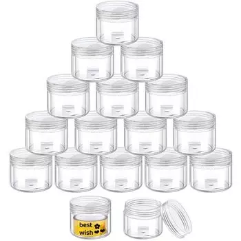 Чехол для хранения серебряной ленты seimeinoki, прозрачный небольшой круглый футляр для хранения лент, 15 шт., серебряный держатель для ленты, прозрачный круглый футляр, удобный для переноски, 38,8 мм*34 мм