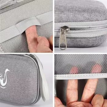 Чехол для хранения тростей, водонепроницаемая жесткая сумка из ЭВА с сетчатым карманом, ящик для хранения тростей для саксофона и кларнета