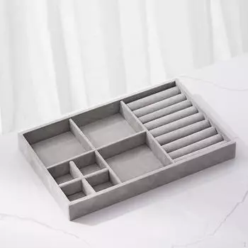 Чехол для хранения ювелирных изделий, элегантная шкатулка для драгоценностей, держатель-подставка для сережек и колец для взрослых Style C