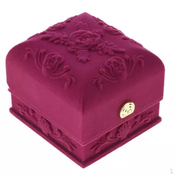 Чехол для хранения ювелирных изделий в подарочной коробке с тиснением, для ожерелья, браслета, колец, дисплея -